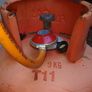 Propane cylinder 34kg with screw on regulator Image 2
