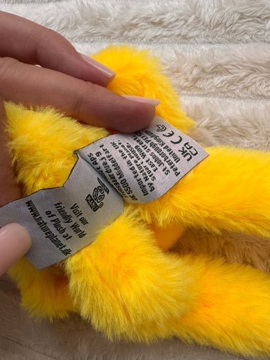Nature Planet Re-pets Plush Monkey Hanging Yellow approx. 25 cm. Used Please see photos