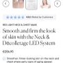 Qure skincare red light neck and chest mask Image 3