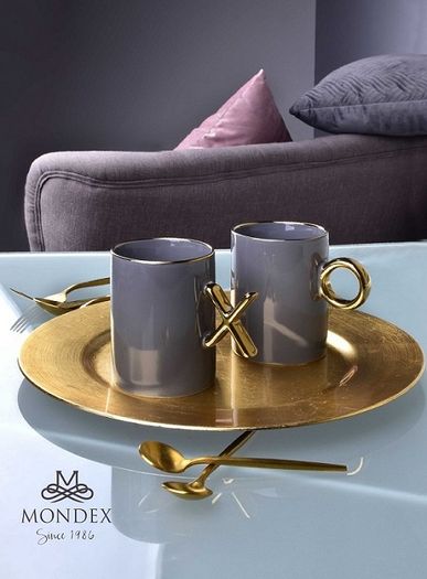 Porcelain Gold Coffee Cup XENIA 420ml