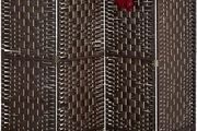 Foldable Room Divider, 4-Piece Privacy Screen,