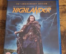 "Highlander" (1986) Blu-ray - free standard postage