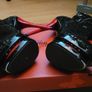 Pleaser Blondie R-1009 Black & Red Platform Ankle Boots Image 6