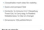 Travel Cot