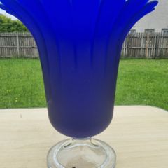 Jm Glass Portugal Vase