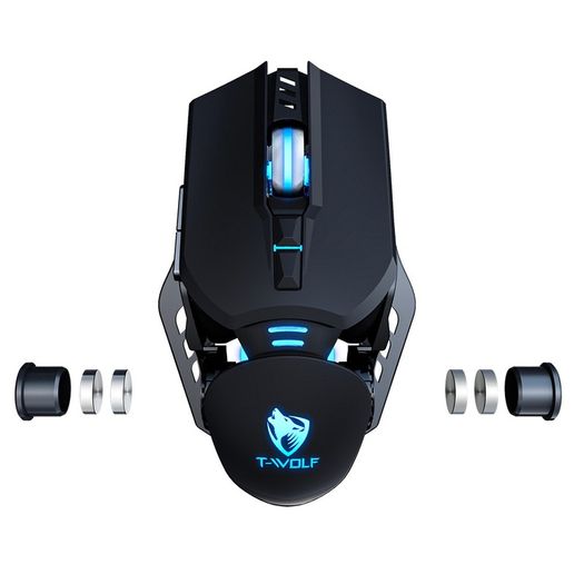 New T-Wolf G530 Robocop Wired USB Optical USB LED Gaming Mouse 6400 DPI #1408