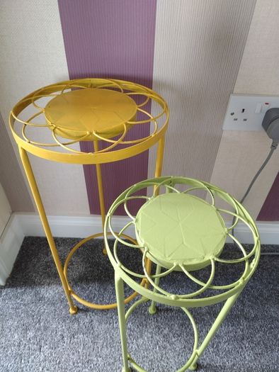 Steel Plant Stand Set of x2