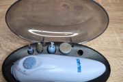 Manicure and pedicure set, battery operated