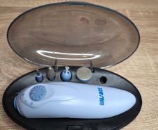Manicure and pedicure set, battery operated