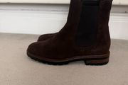 Dune London Brown Suede Chelsea Boots UK 4 EU 37