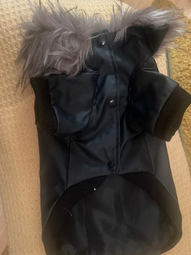 Dog Leather Style Biker Jacket