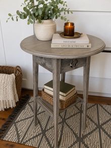 Oak side table