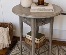 Oak side table