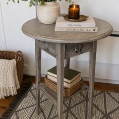 Oak side table