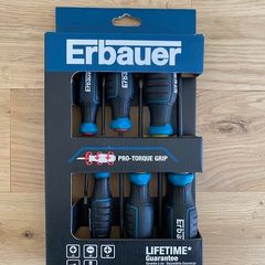 Erbauer Standard Mixed Screwdriver Set 6 Piece Brand New