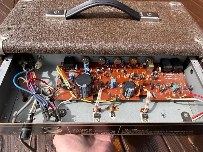 Yamaha JX20 with spring reverb tank