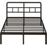 Double Bed Frame with Curved Headboard Image 2