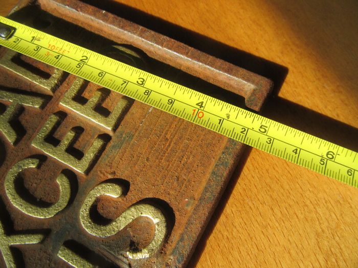 cast iron plaque