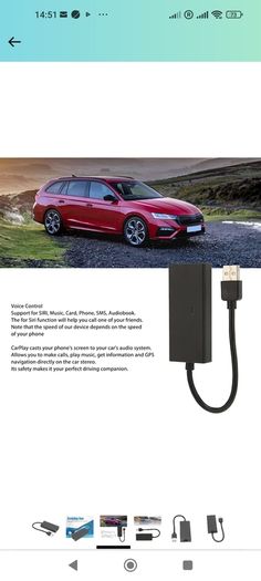 wireless apple play car radio accessory