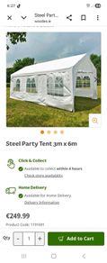 steel party tent