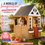 Outdoor Wooden Playhouse Image 3