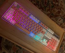 Backlit laptop keyboard