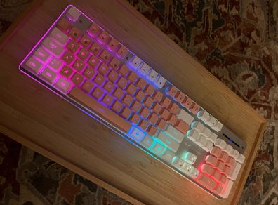 Backlit laptop keyboard
