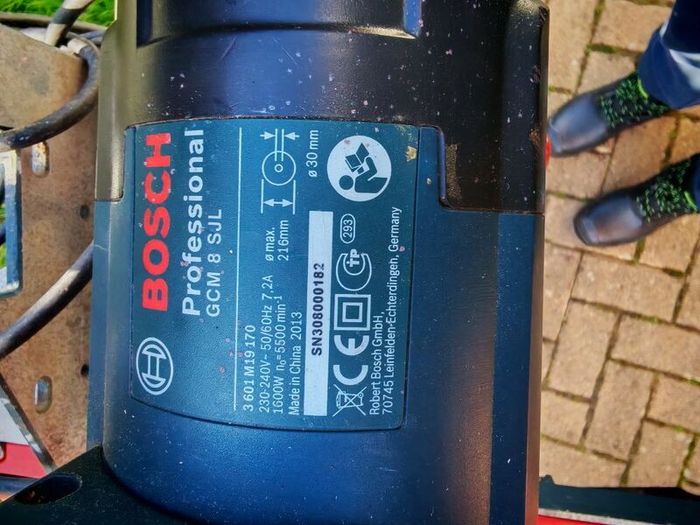 Mitre saw. Bosch professional.