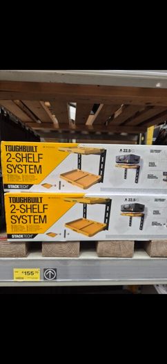 Toughbuilt 2 shelf-system