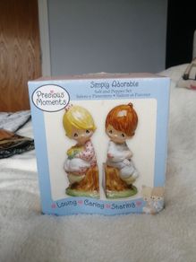 precious moments salt and pepper set