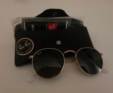 Ray-Ban Round Metal Sunglasses (With Case & Cloth)