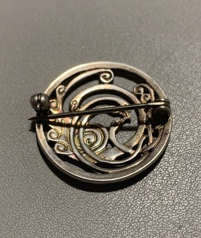 Sterling Silver Celtic Brooch