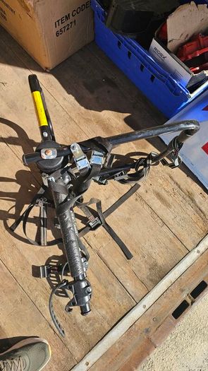 Rear mounted bike rack