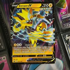 Zeraora V ! Ultra Rare ! from Chilling Reign Set ! 2021 ! Pokemon Card !