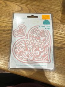 4 piece heart shaped dies