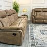 New 3+1+1 Westwood Micro Fabric Sofas Recliners Image 5