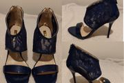 navy blue Occasion Shoes, New
