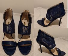 navy blue Occasion Shoes, New