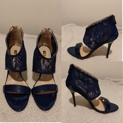 navy blue Occasion Shoes, New