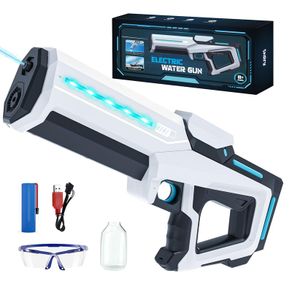USB Rechargeable Electric Water Guns Pistol For Adults Powerful Squirt Automatic Water Suction Water Blasters Summer Outdoor Beach Toy For Boy Kid Gifts