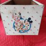 Vintage American Toy Mickey Mouse Wooden Toy Chest / Storage Box Image 4