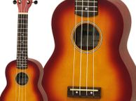 main image for ad Soprano Ukulele with Case, Various Colours