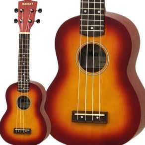 Soprano Ukulele with Case, Various Colours