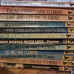 12 James Bond pan paperbacks