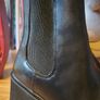 Chelsea Black Leather Boots UK5 Image 5