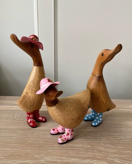 DCUK Wooden Ducks X3