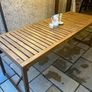 Wooden Garden Table Image 3