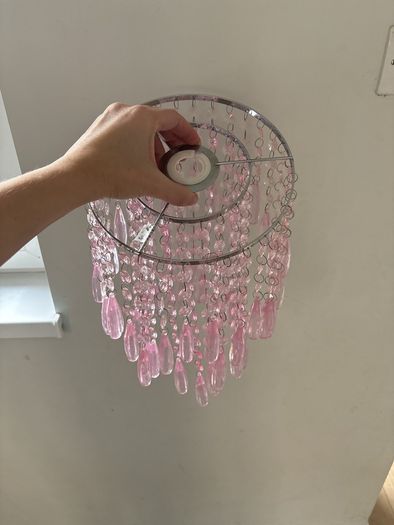 Pink ceiling light