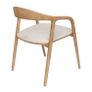 Mokki Ash Dining Chair  Beige Japandi Comfort Image 6