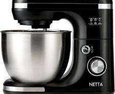 Stand Mixer 600W Tilt Head Food Mixer - Including Dough Hook, Whisk and Beater - 7 Different Speed Settings, 5L Stainless Steel Mixing Bowl - Includes Splash Guard